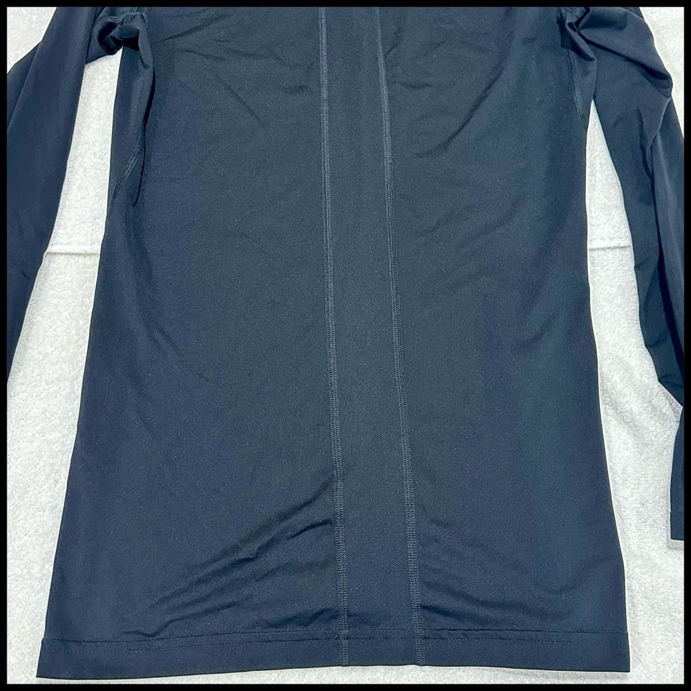 Nike DriFt 🏏🥅⛳️💯✅Long Sleeve Compression Shirt Large Black One Owner 👌🏼☀️🌟 - Picture 10 of 16